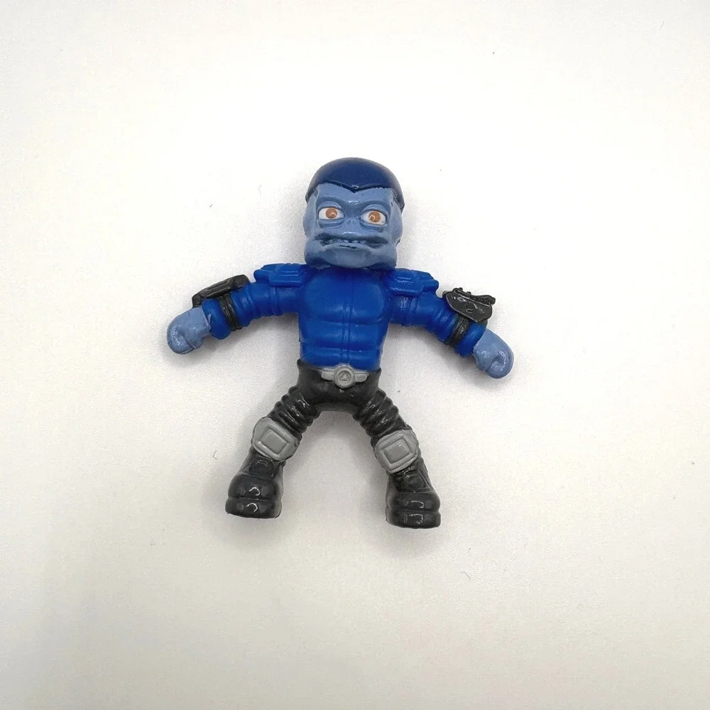 Burger King Small Soldiers Alien Action Figure Blue Tactical Toy 2001 BKC 3in
